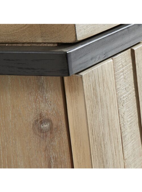 detalles de madera en Mueble TV Thinh