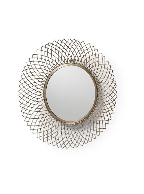 lujoso espejo en forma circular