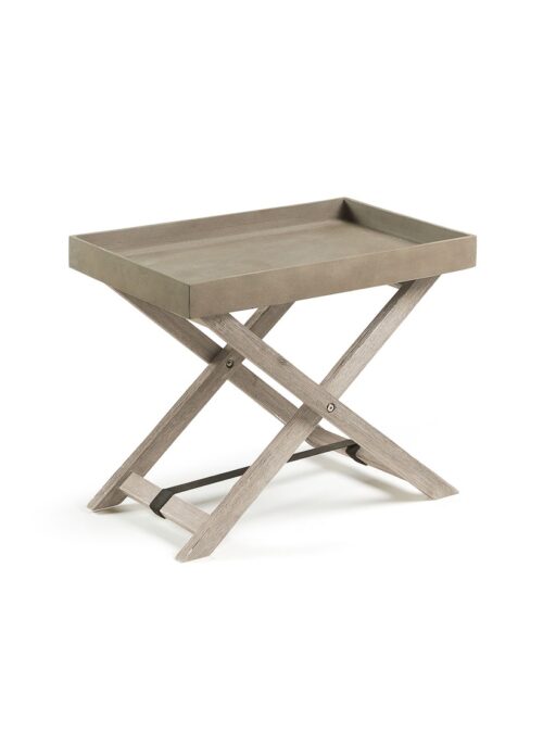 mesa de madera con bordes